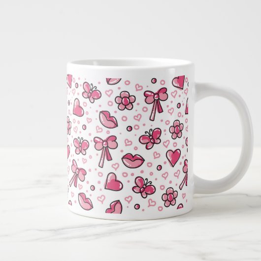 Grande Tasse motif romantique (Droite)