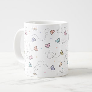 Grande Tasse Motif sans voile papillon