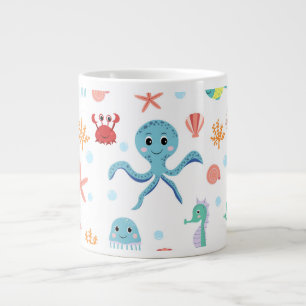 Grande Tasse Motif Sea World