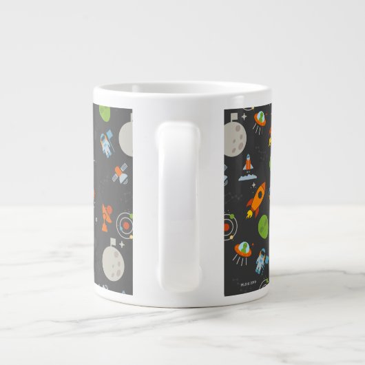 Grande Tasse Motif spatial (Dos)
