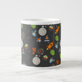 Grande Tasse Motif spatial (Devant)