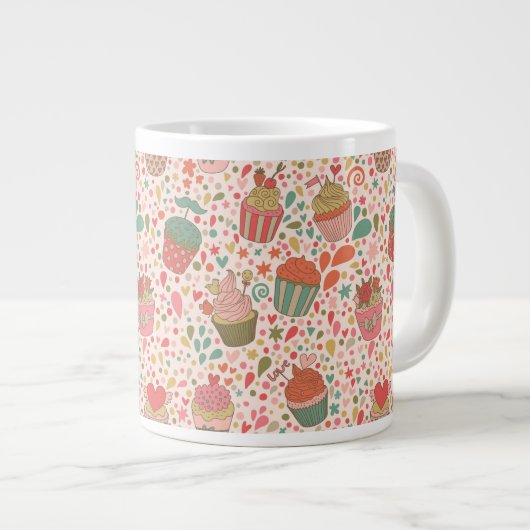 Grande Tasse motif sucré (Devant droit)