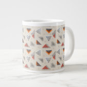 Grande Tasse Motif triangle géométrique (Devant droit)