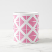 Grande Tasse Motif triangle rose tendance (Devant)