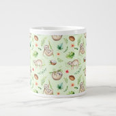 Grande Tasse Motif Tropical Coconut Sloth (Devant)