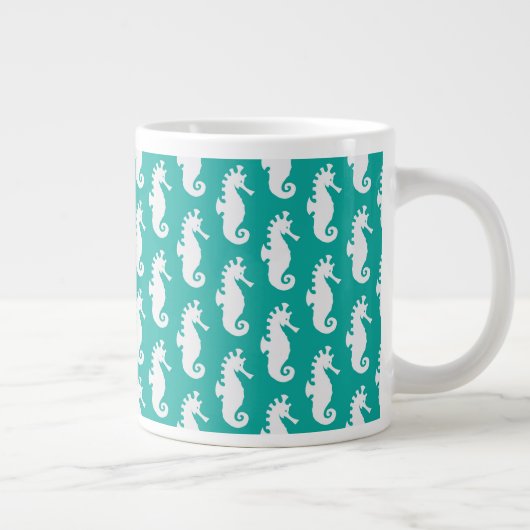 Grande Tasse Motif Turquoise 1 (Droite)