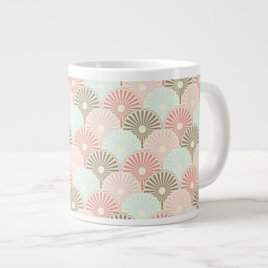 Grande Tasse motif vintage japonais (Devant droit)