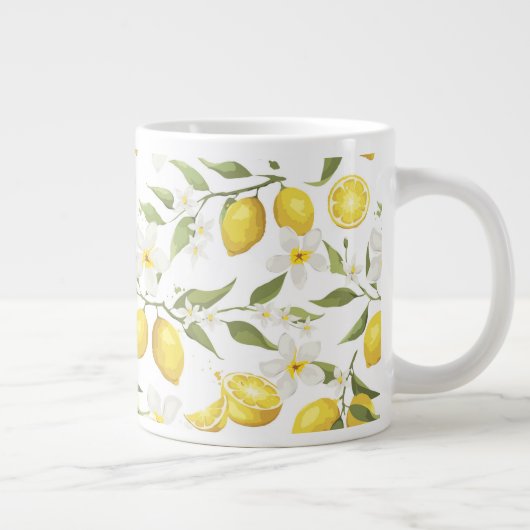 Grande Tasse Motif vintage Lemon Tree (Droite)