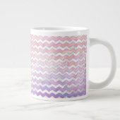 Grande Tasse Motif Zag rose clair (Droite)
