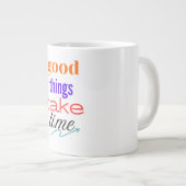 Grande Tasse Motivation colorée (Devant droit)