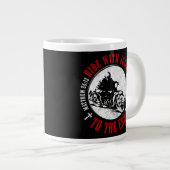 Grande Tasse Moto foi chrétienne : Suivez Jesus Biker (Devant droit)
