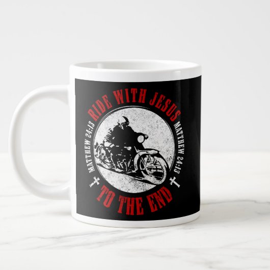 Grande Tasse Moto foi chrétienne : Suivez Jesus Biker (Gauche)