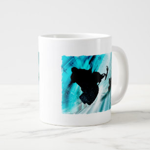 Grande Tasse Motoneige sur les pistes de glace