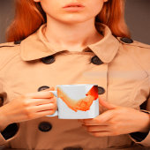 Grande Tasse "Mug d'illustrations de la main romantique - Amour