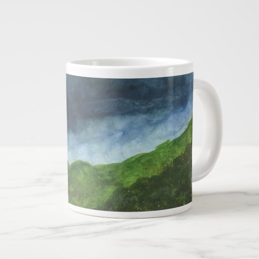 Grande Tasse muqueuse de paysage (Devant droit)