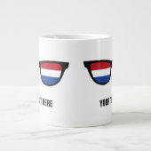 Grande Tasse Muqueuses personnalisées de Dutch Shades (Devant)