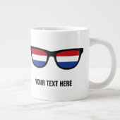 Grande Tasse Muqueuses personnalisées de Dutch Shades (Droite)