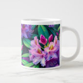 Grande Tasse Musique à fleurs violettes (Droite)