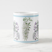 Grande Tasse Musique botanique à profusion de Wisteria (Devant)