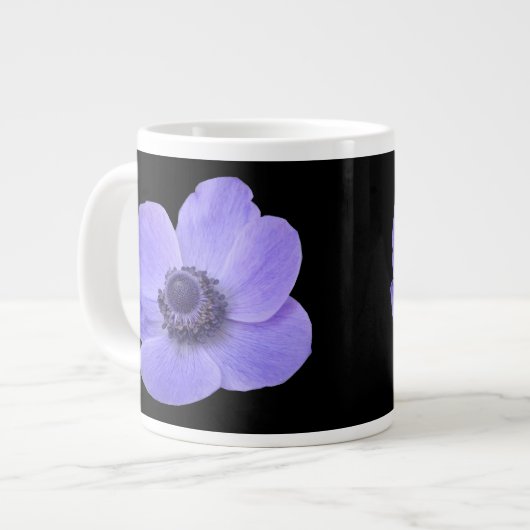 Grande Tasse Musique d'anémone bleu (Devant gauche)