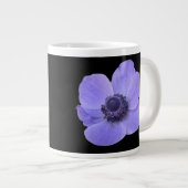 Grande Tasse Musique d'anémone bleu (Devant droit)