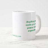 Grande Tasse Musique de la paix (Devant droit)