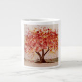 Grande Tasse Musique des arbres d'automne (Devant)