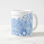 Grande Tasse Musique en bleu (Devant droit)