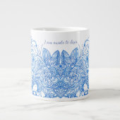 Grande Tasse Musique en bleu (Devant)