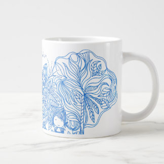 Grande Tasse Musique en bleu