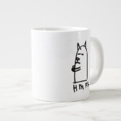 Grande Tasse Musique hmph en noir (Devant droit)