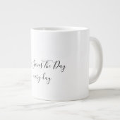 Grande Tasse Musique Jumbo blanche (Devant droit)