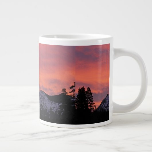 Grande Tasse Musique Jumbo personnalisée du lever du soleil (Droite)