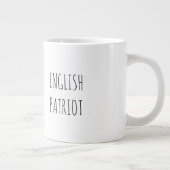 Grande Tasse Musique Patriot Anglais (Droite)