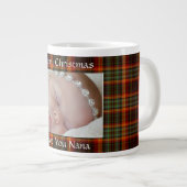 Grande Tasse Musique photo de Noël rouge (Devant droit)