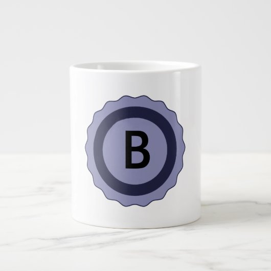 Grande Tasse Musiques cadeaux Monogrammes (Devant)