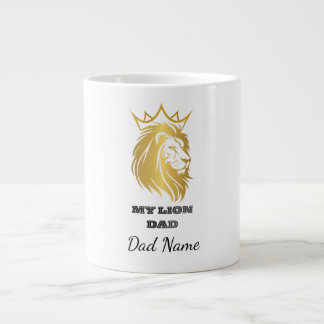 Grande Tasse My Lion Dad – Golden Lion Father gift for Dad