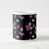 Grande Tasse Myrtilles Confetti Fruits et Points (Devant)
