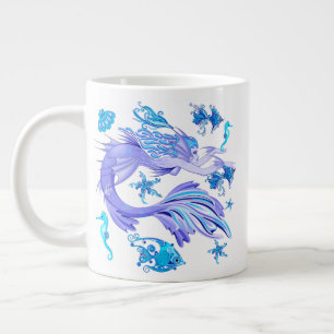 Grande Tasse Mystic Fairy Purple Créature Carreaux en céramique