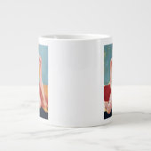 Grande Tasse Nage vintage - maillot de bain jaune (Devant)