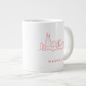 Grande Tasse Nashville Skyline (Devant droit)