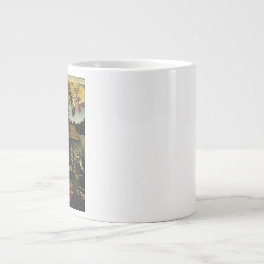 Grande Tasse Nativité mystique par Sandro Botticelli (Devant)