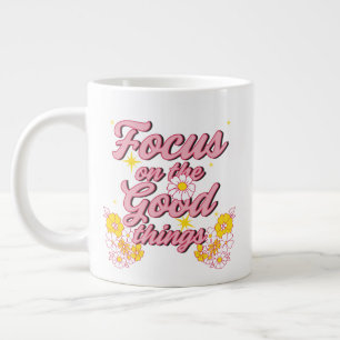 Grande Tasse Nature Soul Slogan   Focus sur les bonnes choses