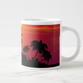 Grande Tasse Nature Sunset Palm Trees illustration (Droite)