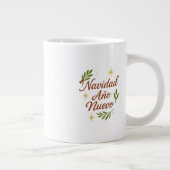 Grande Tasse Navidad y Año Nuevo ✨ | Festive Botanical Design (Droite)