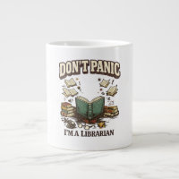 Ne Paniquez Pas Je Suis Bibliothécaire Conception