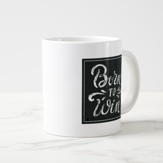 Grande Tasse Né pour gagner (Devant droit)