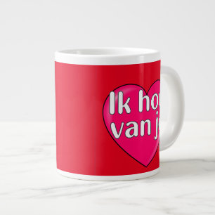 Grande Tasse Néerlandais - Je vous aime