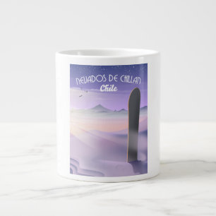 Grande Tasse Nevados de Chillan, poster de snowboard au Chili.