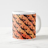 Grande Tasse New York Boogie Nights Guitare Orange (Devant droit)